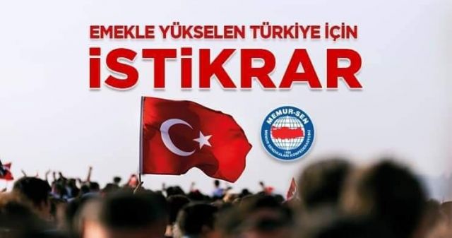 EMEKLE YÜKSELEN TÜRKİYE İÇİN İSTİKRAR