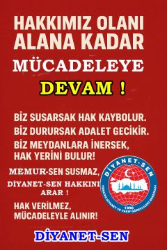 8. TOPLU SÖZLEŞME KAMU ÇALIŞANLARININ ONURLU MÜCADELESİDİR