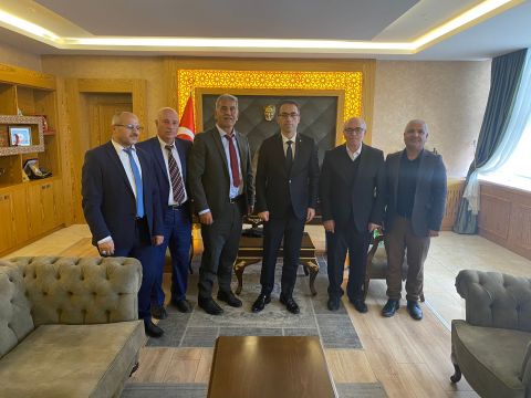 MENEMEN KAYMAKAMI VE  MENEMEN MÜFTÜSÜNÜ ZİYARET ETTİK